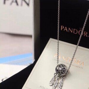 NWT Pandora Dazzling Dainty Droplets Necklace NEW